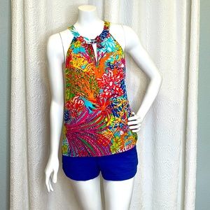 Lilly Pulitzer Fishing for Compliments Rogan Top